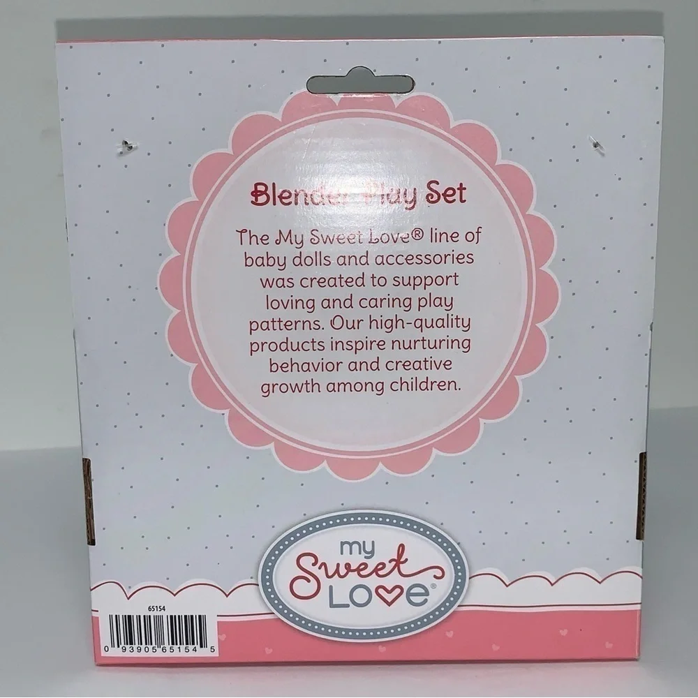 My Sweet Love NEW Food Blender Toy Accessory Play Set 9 Pieces NEW IN BOX